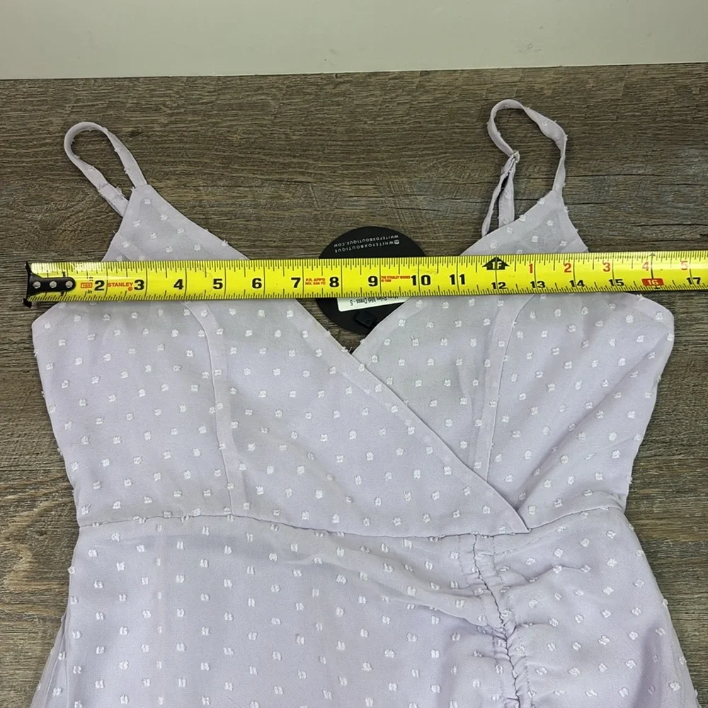 NEW White Fox MANY ROLES Midi Dress -Lilac Size Small - Picture 10 of 14